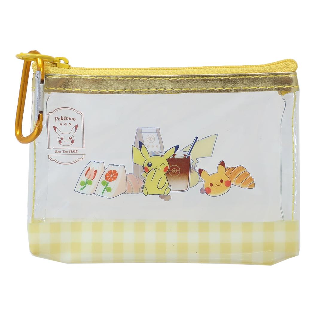 カラビナ付きミニポーチ クリアポーチ ポケットモンスター もぐっと ポケモン カミオジャパン 小物入れ メール便可