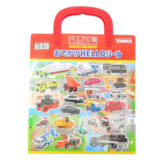 おでかけHELLOシール ジオラマステッカー トミカ 夏休み TOMICA カミオジャパン プレゼント メール便可