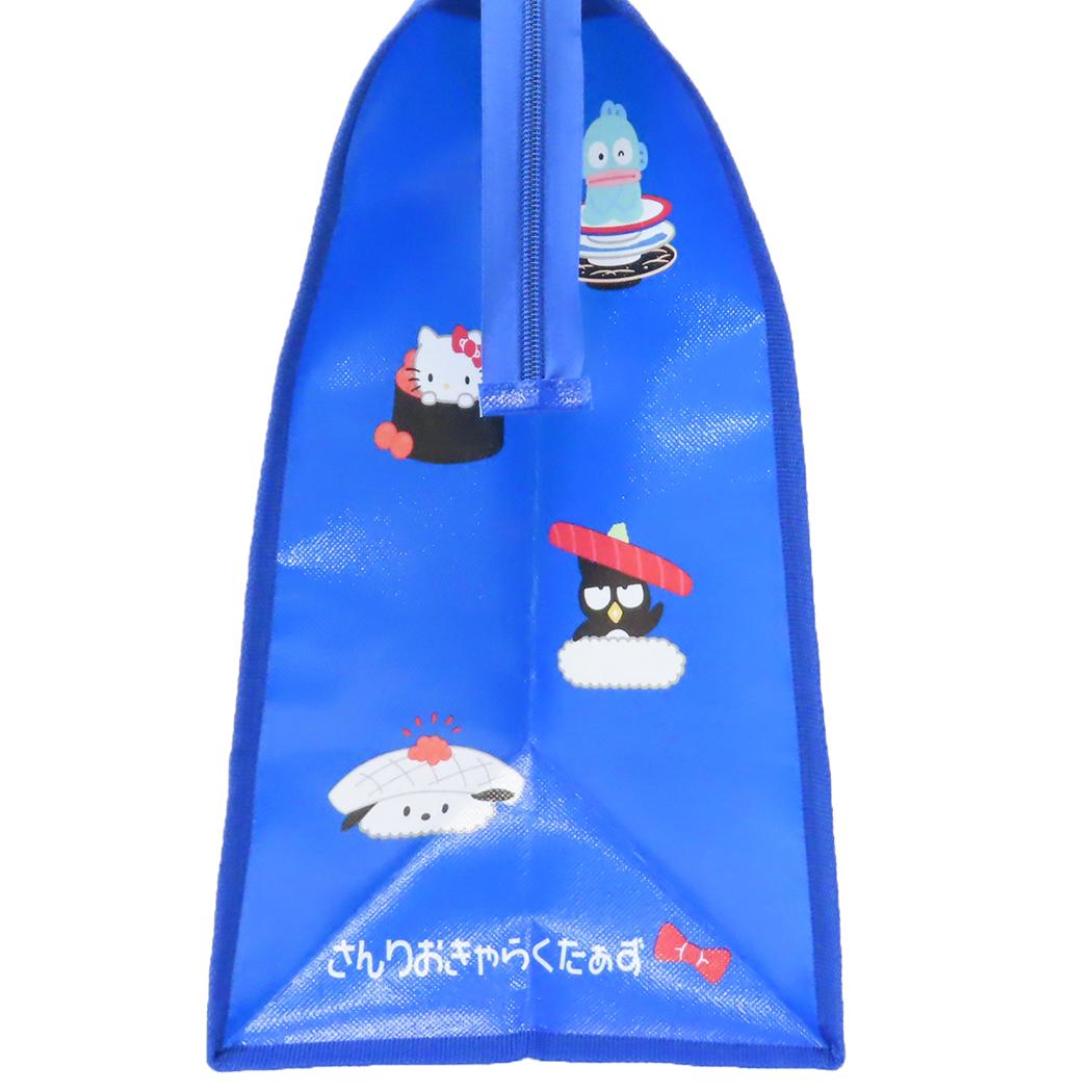ショッピングバッグ トートバッグ サンリオキャラクターズ 寿司下駄 サンリオ カミオジャパン お買い物かばん メール便可