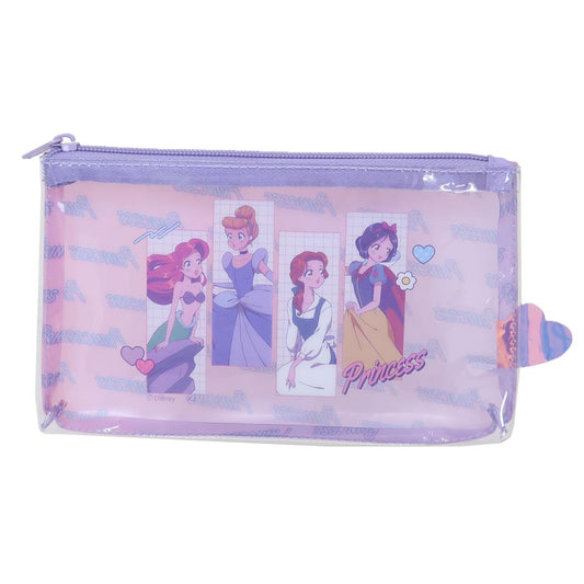 クリアフラットペンポーチ ペンポーチ ディズニープリンセス MANGA PRINCESS ディズニー カミオジャパン 筆箱 新学期準備文具 かわいい
