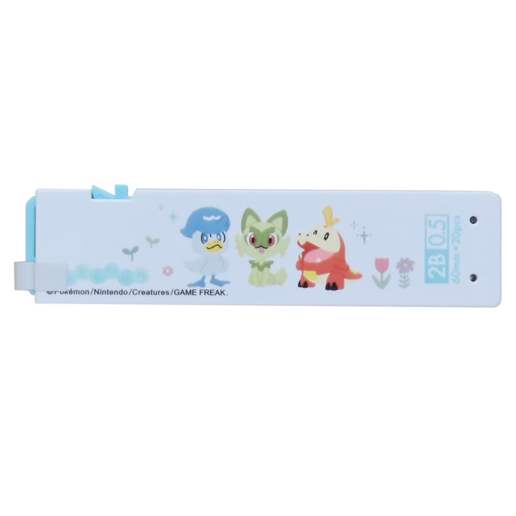 1PUSH替え芯 2B 0.5mm シャープペン替え芯 ポケットモンスター クワッス ニャオハ ホゲータ ポケモン カミオジャパン シャーペン替芯 新学期準備文具 メール便可