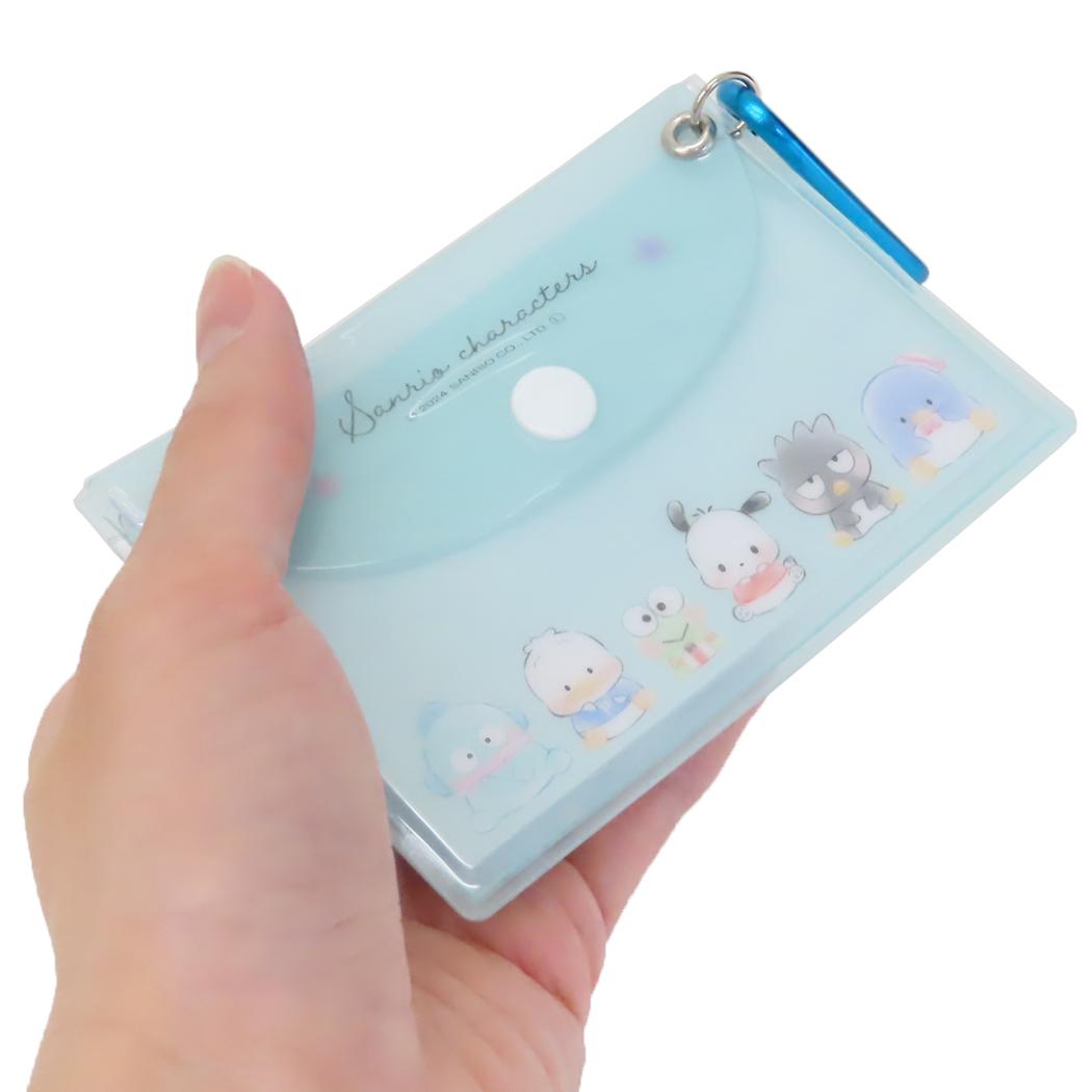 カラビナケースつきふせん 付箋 サンリオキャラクターズ ミント サンリオ カミオジャパン 事務用品 新学期準備文具 付せん 小物入れ メール便可