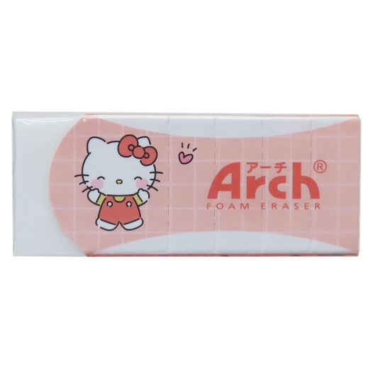 Arch消しゴム 消しゴム ハローキティ ニッコリ サンリオ カミオジャパン ケシゴム 新学期準備文具 小学生 中学生 かわいい メール便可