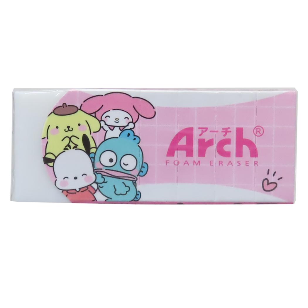 Arch消しゴム 消しゴム サンリオキャラクターズ ニッコリ サンリオ カミオジャパン ケシゴム 新学期準備文具 小学生 中学生 かわいい メール便可