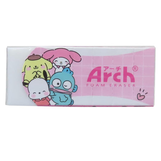 Arch消しゴム 消しゴム サンリオキャラクターズ ニッコリ サンリオ カミオジャパン ケシゴム 新学期準備文具 小学生 中学生 かわいい メール便可