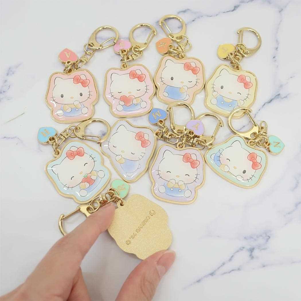 イニシャルキーホルダー キーリング ハローキティ H サンリオ カミオジャパン プレゼント メール便可