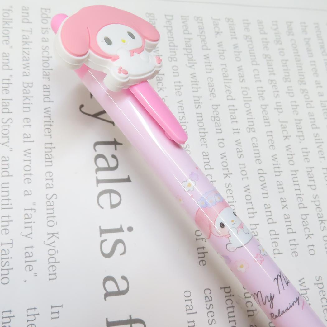 ラバーマスコット付きボールペン 0.5mm ボールペン マイメロディ 新入学 サンリオ カミオジャパン 新学期準備文具 かわいい メール便可