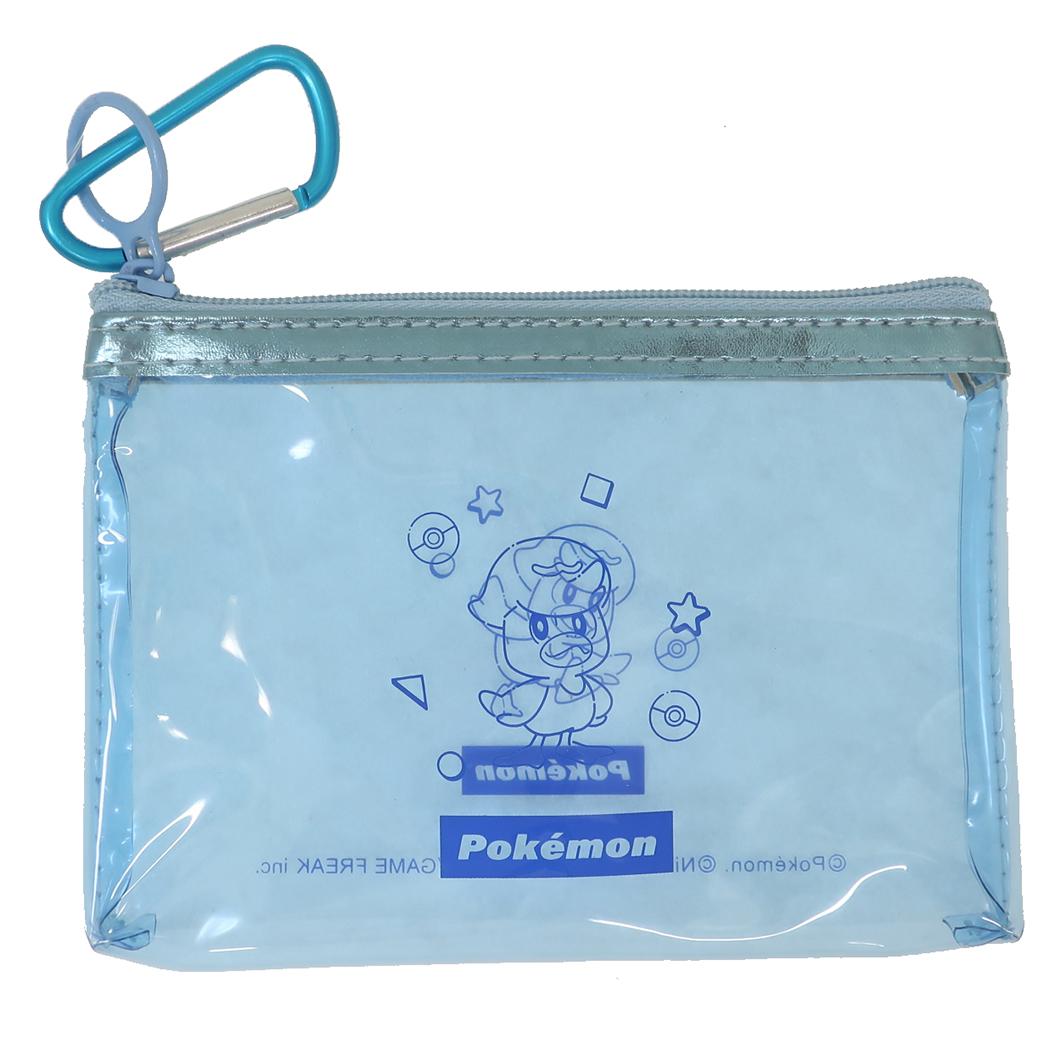 ポケットモンスター クリアポーチ カラビナ付ミニポーチ クワッス ポケモン カミオジャパン 小物入れ キャラクター グッズ メール便可 シネマコレクション