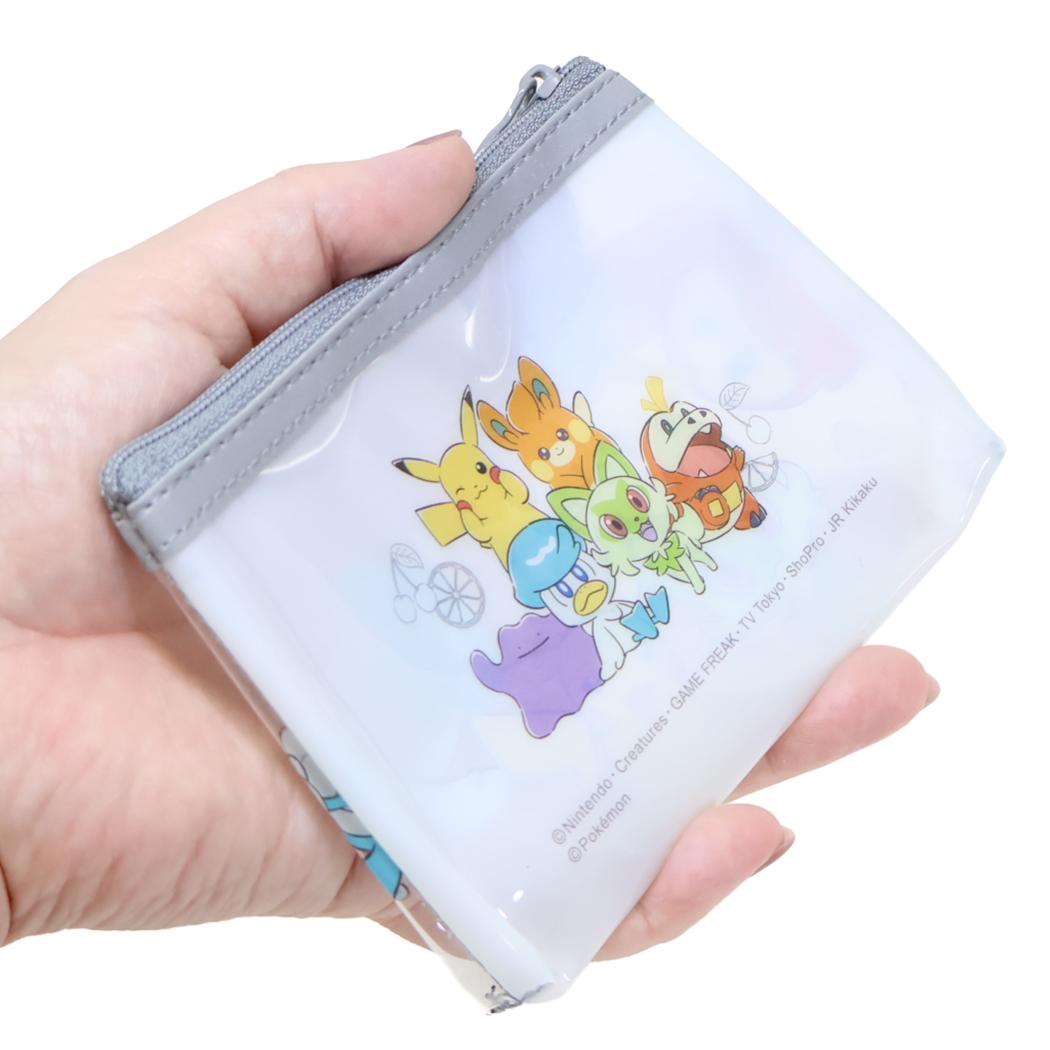 ポケットモンスター クリアポーチ カラビナ付きミニポーチ ポケモンの輪 ポケモン カミオジャパン 小物入れ キャラクター グッズ メール便可 シネマコレクション
