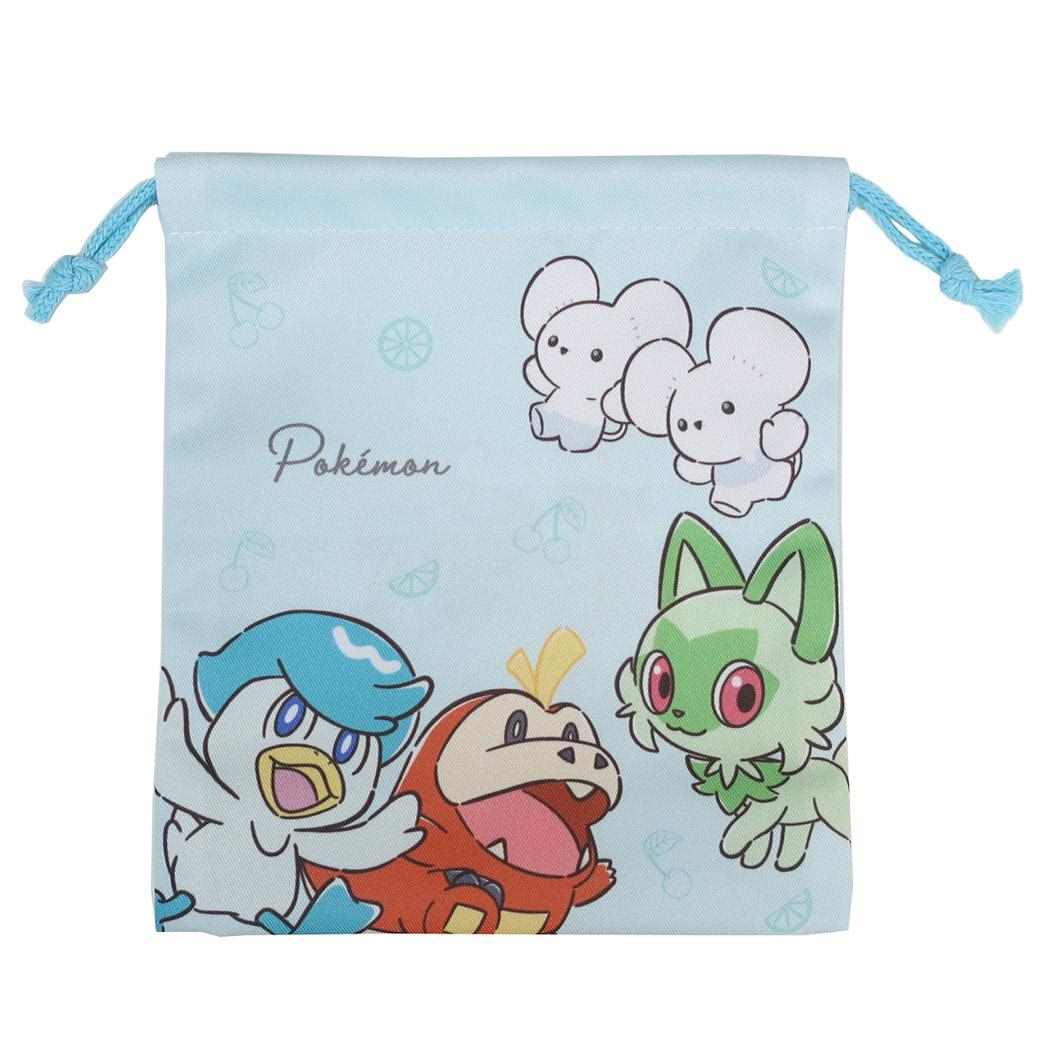 ポケットモンスター 巾着袋 マチ付き巾着 ミックスフルーツ ポケモン カミオジャパン 新学期準備 キャラクター グッズ メール便可 シネマコレクション