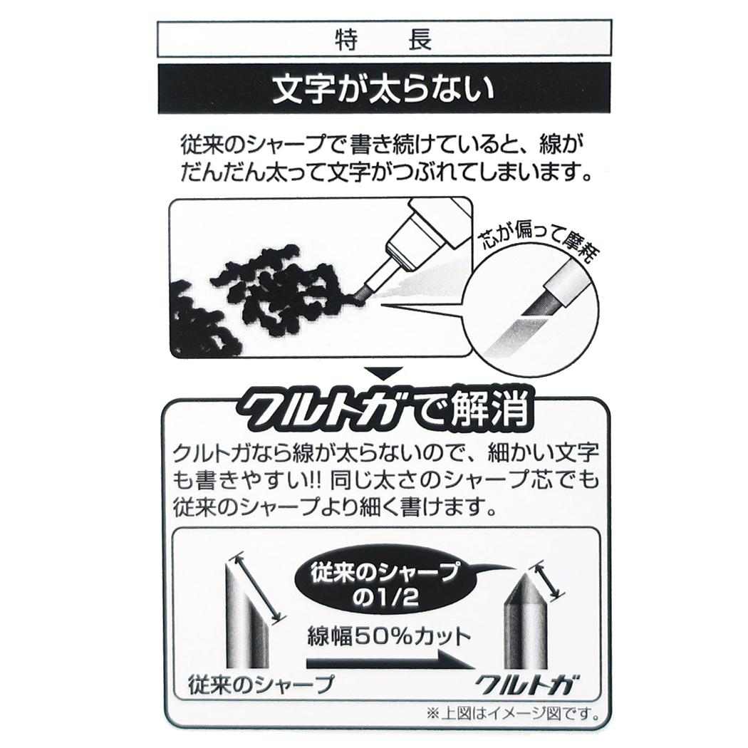 クロミ シャープペン KURUTOGA クルトガシャープ 0.5mm CUTE MODEL サンリオ カミオジャパン 機能性文具 キャラクター グッズ メール便可 シネマコレクション