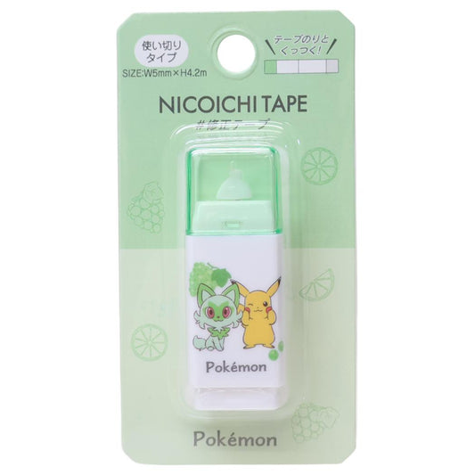 ポケットモンスター 修正テープ ニコイチ修正テープ ピカチュウ ニャオハ ポケモン カミオジャパン 新学期準備文具 かわいい キャラクター グッズ メール便可 シネマコレクション