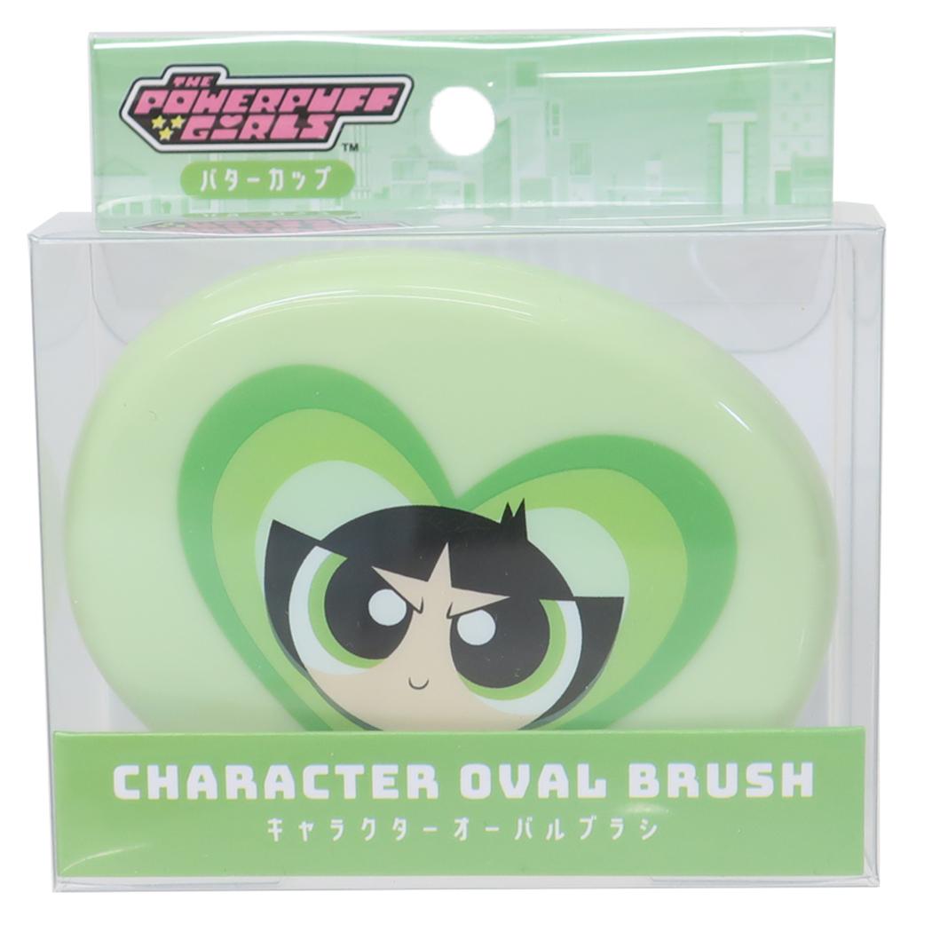 パワーパフガールズ ヘアブラシ オーバルブラシ バターカップ カミオジャパン かわいい キャラクター グッズ シネマコレクション