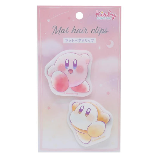星のカービィ ヘアアクセ マットヘアクリップ カービィ＆ワドルディ カミオジャパン かわいい キャラクター グッズ メール便可 シネマコレクション