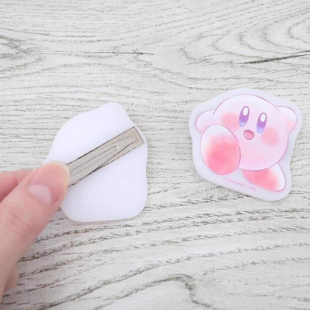 星のカービィ ヘアアクセ マットヘアクリップ カービィ＆ワドルディ カミオジャパン かわいい キャラクター グッズ メール便可 シネマコレクション