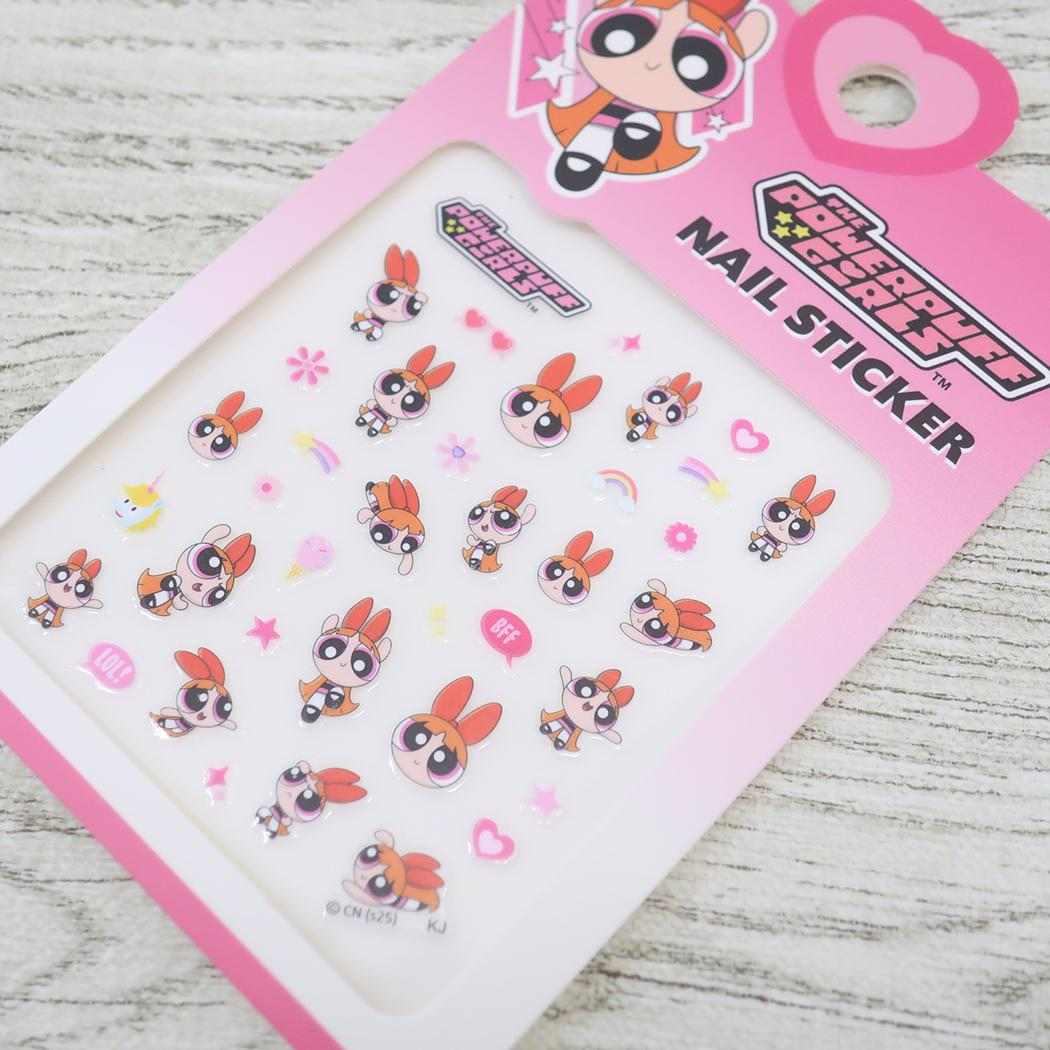 パワーパフガールズ コスメ雑貨 ネイルステッカー ブロッサム カミオジャパン かわいい キャラクター グッズ メール便可 シネマコレクション