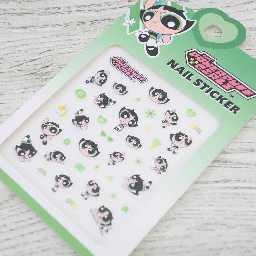パワーパフガールズ コスメ雑貨 ネイルステッカー バターカップ カミオジャパン かわいい キャラクター グッズ メール便可 シネマコレクション