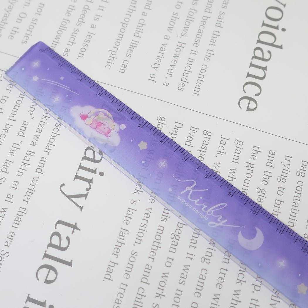 星のカービィ ものさし スリム17cm定規 PUPUPU STARLIGHT カミオジャパン 新学期準備文具 キャラクター グッズ メール便可 シネマコレクション