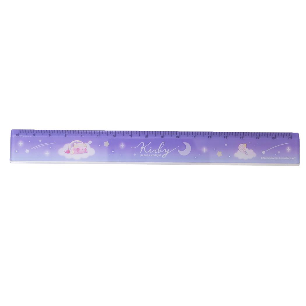 星のカービィ ものさし スリム17cm定規 PUPUPU STARLIGHT カミオジャパン 新学期準備文具 キャラクター グッズ メール便可 シネマコレクション