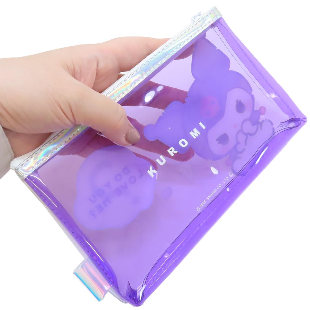 クロミ ペンポーチ クリアフラットペンケース サンリオ カミオジャパン 新学期準備文具 キャラクター グッズ シネマコレクション