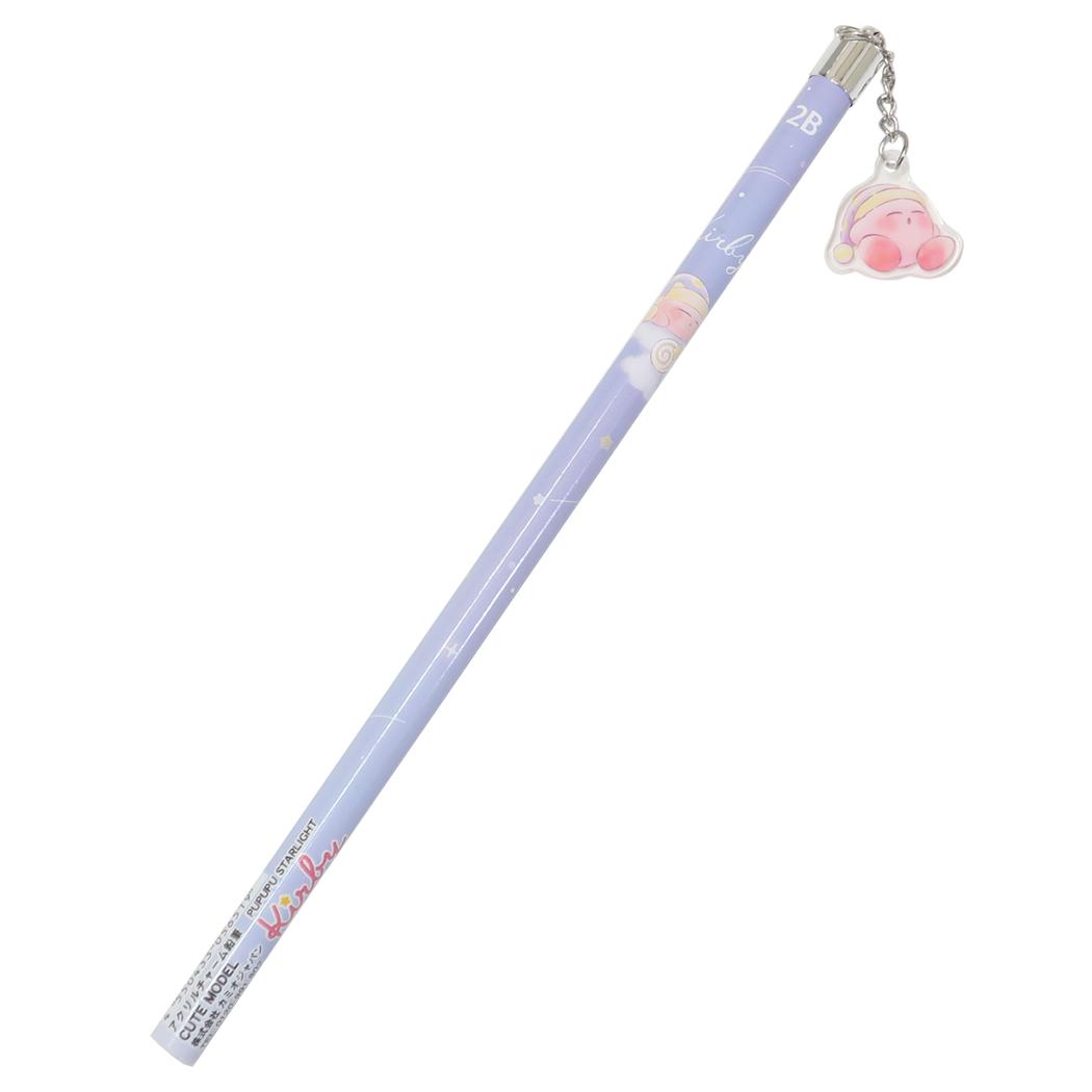 星のカービィ 鉛筆 アクリルチャーム鉛筆2B PUPUPU STARLIGHT カミオジャパン 新学期準備文具 キャラクター グッズ メール便可 シネマコレクション