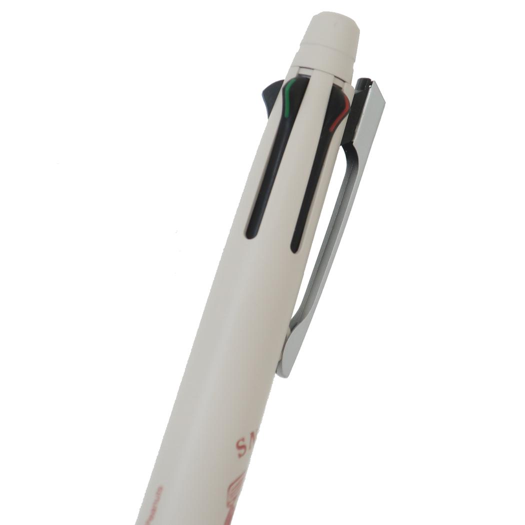 スヌーピー シャープペン＆黒赤青緑4色ボールペン ジェットストリーム4＆1 BAMBOO 多機能ペン 0.5 おすわり ピーナッツ カミオジャパン 新学期準備文具 三菱鉛筆 リフィル交換可能 キャラクター グッズ メール便可 シネマコレクション