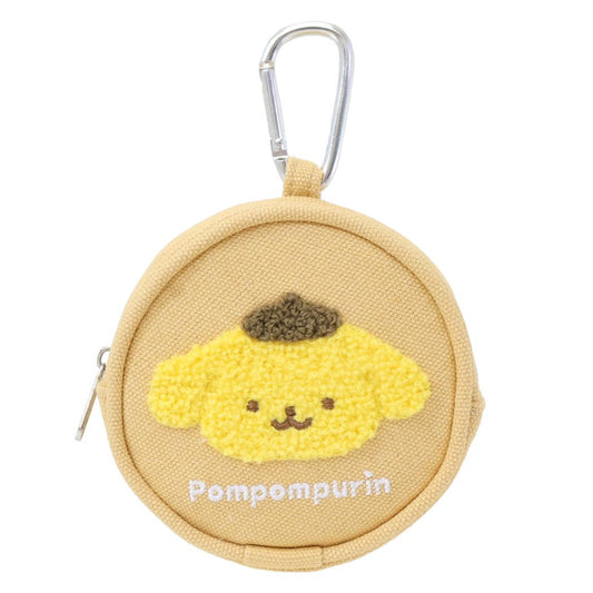 ポムポムプリン ミニポーチ まるミニポーチ MOFUMOFU サンリオ カミオジャパン 小物入れ キャラクター グッズ シネマコレクション