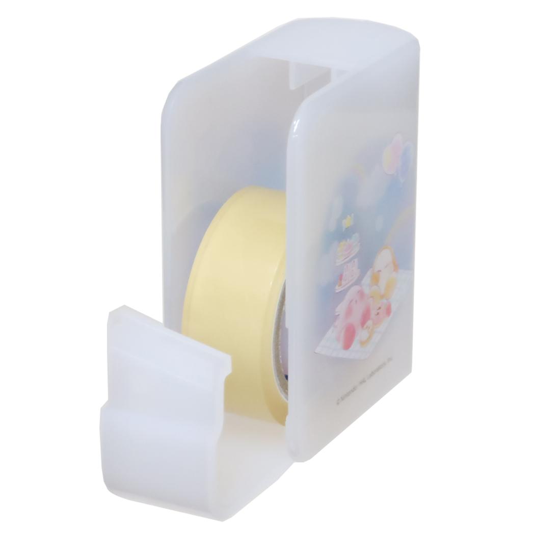 星のカービィ 収納型テープカッター BOOK型セロハンテープ ENJOY PICNIC カミオジャパン 新学期準備文具 キャラクター グッズ メール便可 シネマコレクション