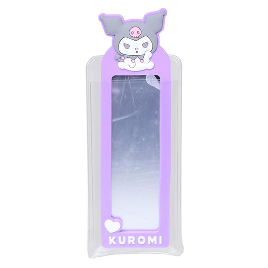 クロミ 手鏡 スリムラバーミラー サンリオ カミオジャパン コンパクトミラー キャラクター グッズ メール便可 シネマコレクション