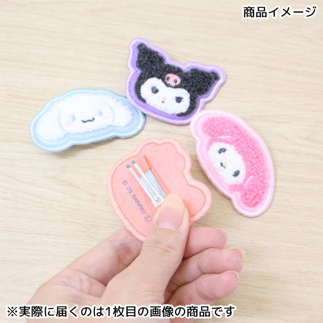 マイメロディ ヘアアクセ MOFUMOFUさがらヘアクリップ サンリオ カミオジャパン サガラ刺繍 前髪クリップ キャラクター グッズ メール便可 シネマコレクション