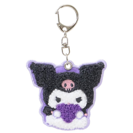 クロミ キーリング さがらキーホルダー MOFUMOFU サンリオ カミオジャパン サガラ刺繍 キャラクター グッズ メール便可 シネマコレクション
