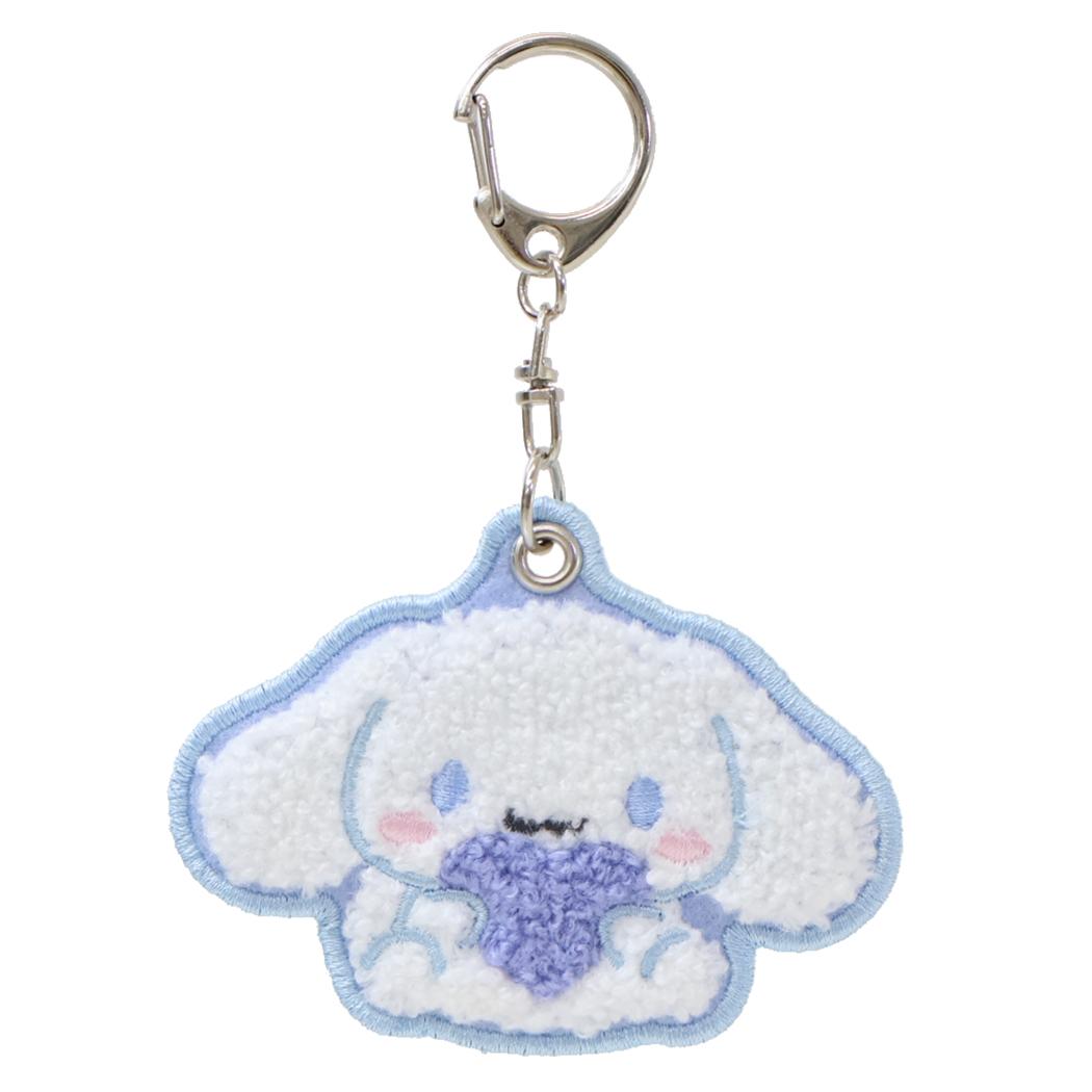 シナモロール キーリング さがらキーホルダー MOFUMOFU サンリオ カミオジャパン サガラ刺繍 キャラクター グッズ メール便可 シネマコレクション