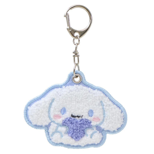 シナモロール キーリング さがらキーホルダー MOFUMOFU サンリオ カミオジャパン サガラ刺繍 キャラクター グッズ メール便可 シネマコレクション