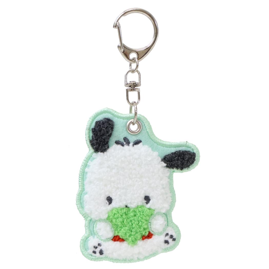 ポチャッコ キーリング さがらキーホルダー MOFUMOFU サンリオ カミオジャパン サガラ刺繍 キャラクター グッズ メール便可 シネマコレクション