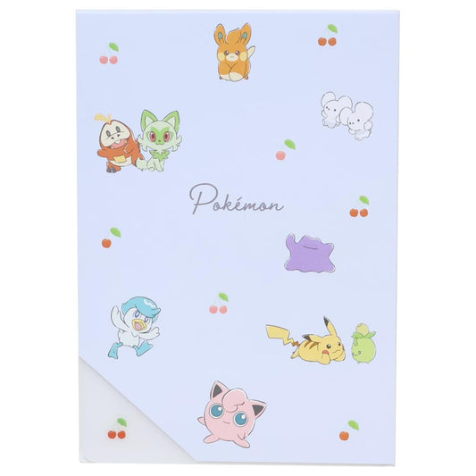 ポケットモンスター メモ帳 クリアシートメモ A6 チェリーチラシ ポケモン カミオジャパン 下敷き付きメモ 新学期準備文具 かわいい キャラクター グッズ メール便可 シネマコレクション