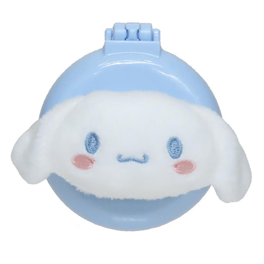 シナモロール 手鏡 ふわぬいミラーブラシ シナモロール サンリオ カミオジャパン プレゼント キャラクター グッズ シネマコレクション