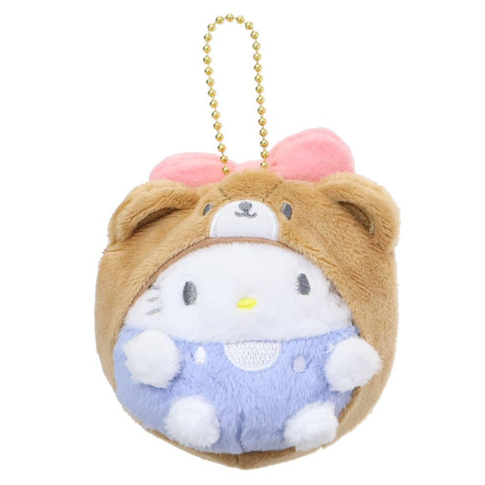 ハローキティ マスコット かくれぬいキーホルダー サンリオ カミオジャパン ミニぬいぐるみボールチェーン キャラクター グッズ シネマコレクション