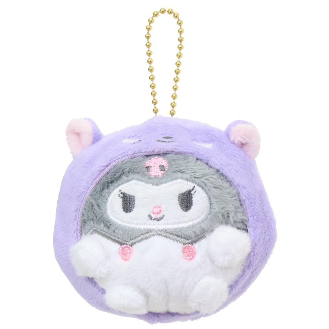 クロミ マスコット かくれぬいキーホルダー サンリオ カミオジャパン ミニぬいぐるみボールチェーン キャラクター グッズ シネマコレクション