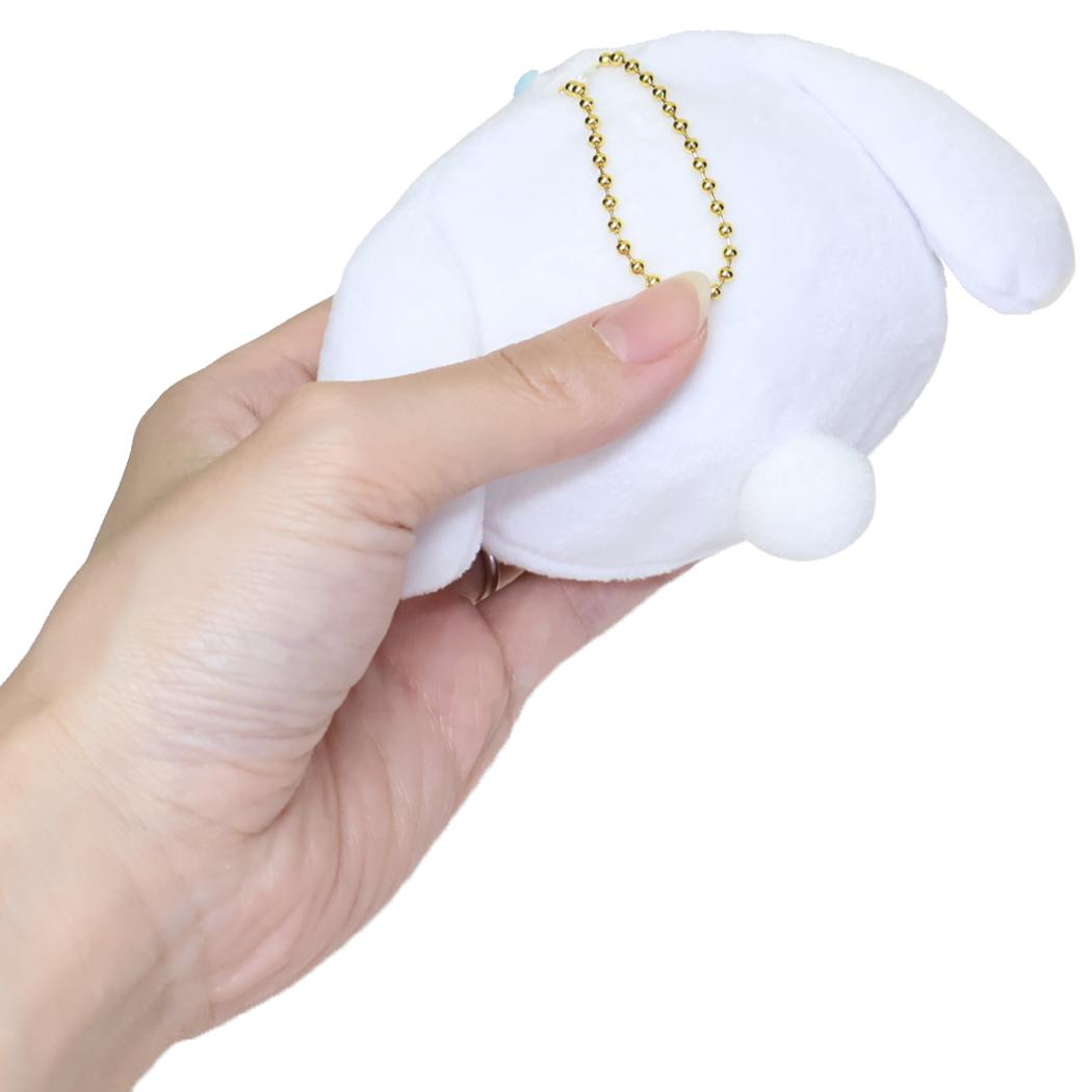 シナモロール マスコット かくれぬいキーホルダー サンリオ カミオジャパン ミニぬいぐるみボールチェーン キャラクター グッズ シネマコレクション