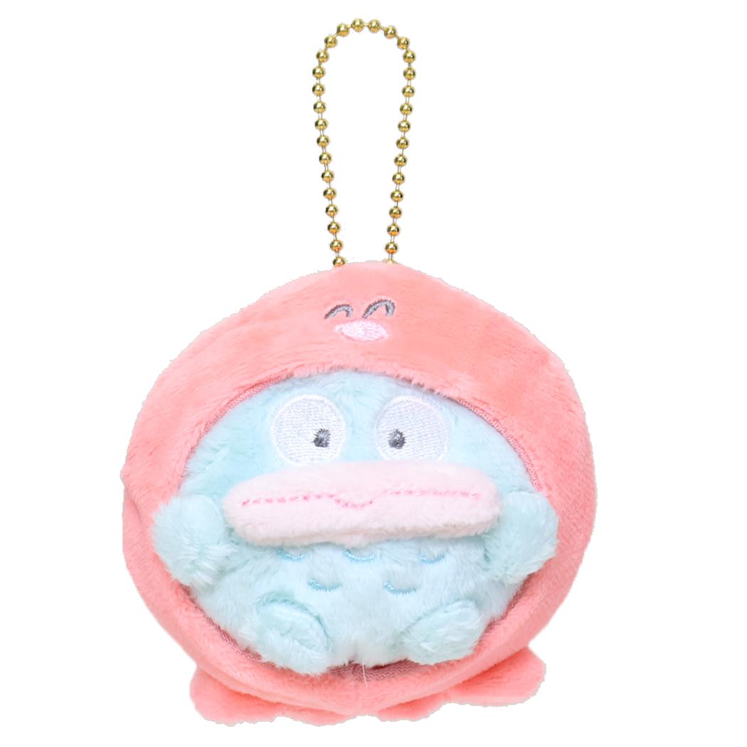 ハンギョドン マスコット かくれぬいキーホルダー サンリオ カミオジャパン ミニぬいぐるみボールチェーン キャラクター グッズ シネマコレクション