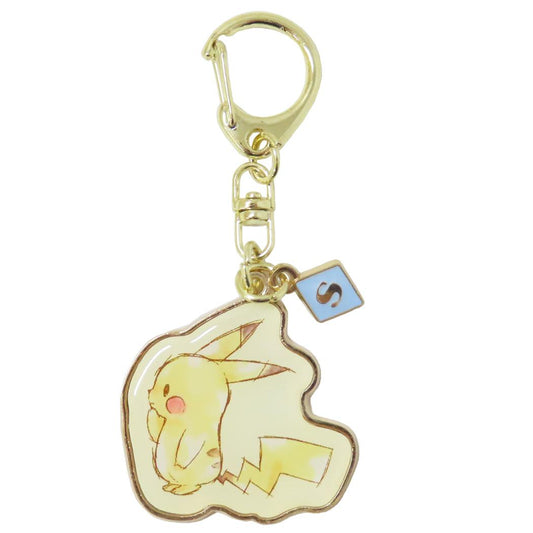 ポケットモンスター キーリング ピカチュウイニシャルキーホルダー S ポケモン カミオジャパン プレゼント キャラクター グッズ メール便可 シネマコレクション