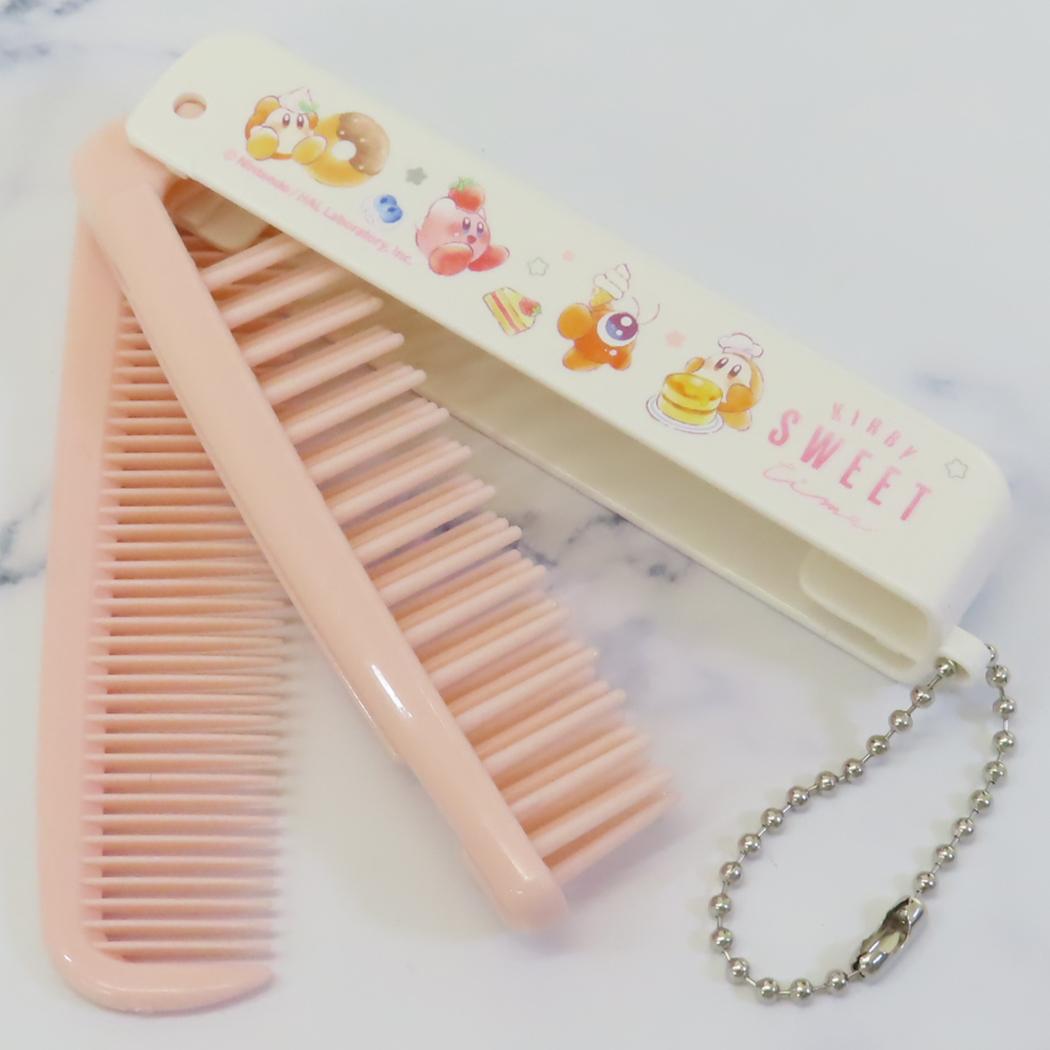 星のカービィ ヘアブラシ 折りたたみ ブラシ＆コーム EVERYONE SWEET カミオジャパン 折りたたみくし キャラクター グッズ メール便可 シネマコレクション
