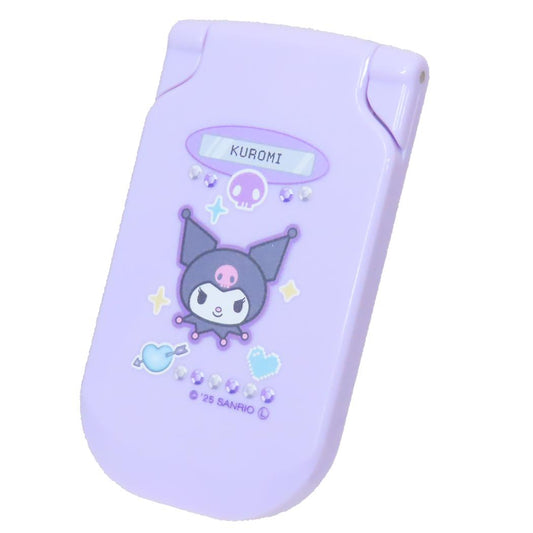 クロミ 手鏡 ガラケー型コンパクトミラー サンリオ カミオジャパン コンパクトミラー 平成レトロ キャラクター グッズ メール便可 シネマコレクション
