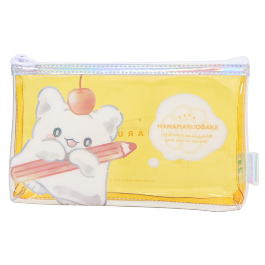 はなまるおばけ ペンポーチ クリアフラットペンケース サンリオ カミオジャパン 筆箱 新学期準備文具 かわいい キャラクター グッズ メール便可 シネマコレクション