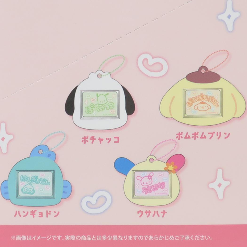 サンリオキャラクターズ キーチェーン トレーディングネームバッジキーホルダー 全8種の内どれか1個 サンリオ カミオジャパン コレクション雑貨 キャラクター グッズ メール便可 シネマコレクション