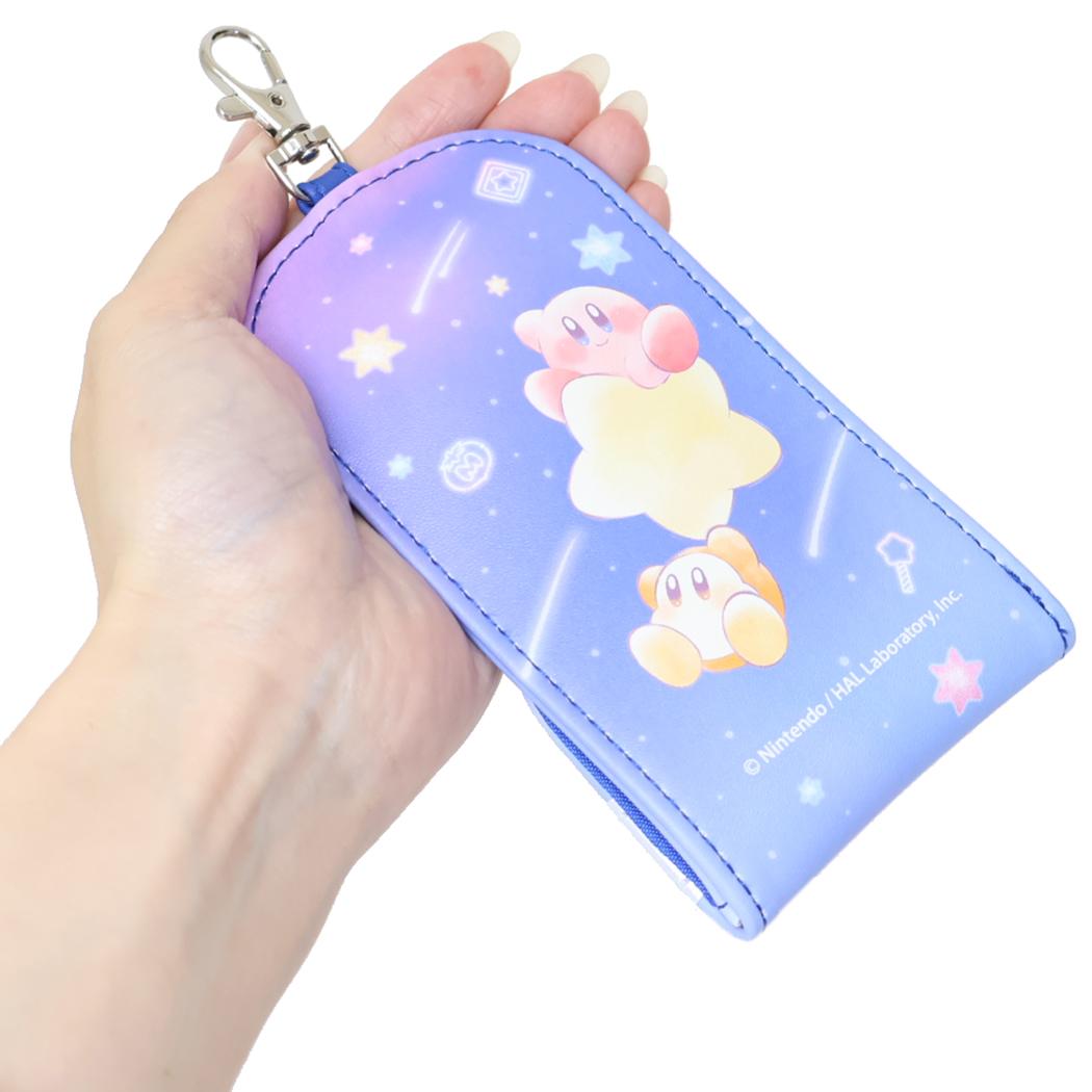 星のカービィ 子供用ランドセル キーケース 反射シート付きリールキーカバー Twinkling Stars カミオジャパン 新学期準備雑貨 キャラクター グッズ メール便可 シネマコレクション