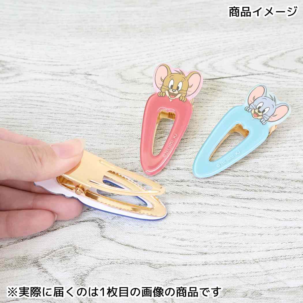 トムとジェリー ヘアアクセ ヘアクリップ ジェリー ワーナーブラザース カミオジャパン 前髪クリップ かわいい キャラクター グッズ メール便可 シネマコレクション