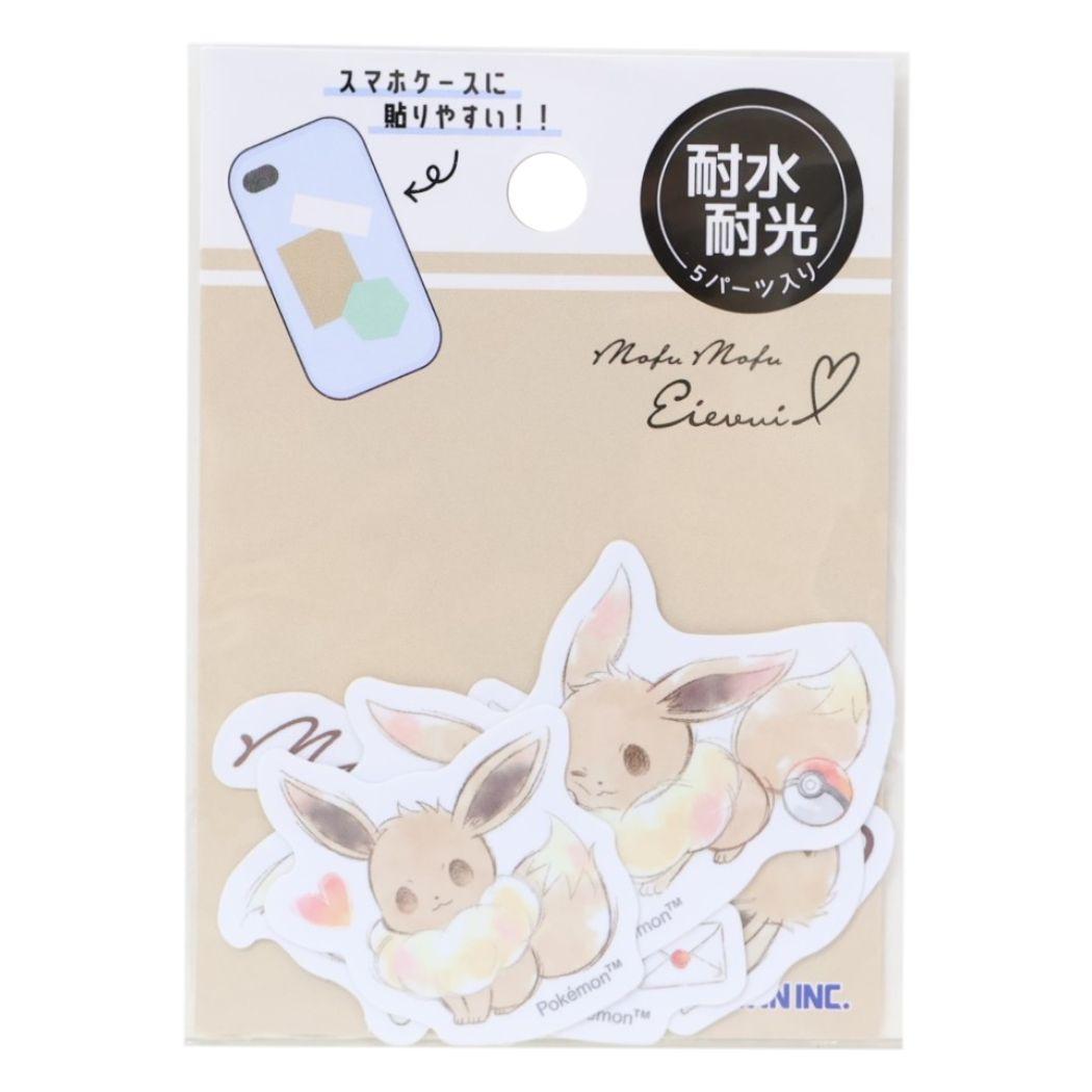 ポケットモンスター フレークシール ミニデココラージュシール イーブイ ラテ ポケモン カミオジャパン 耐水耐光 キャラクター グッズ メール便可 シネマコレクション