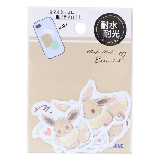 ポケットモンスター フレークシール ミニデココラージュシール イーブイ ラテ ポケモン カミオジャパン 耐水耐光 キャラクター グッズ メール便可 シネマコレクション