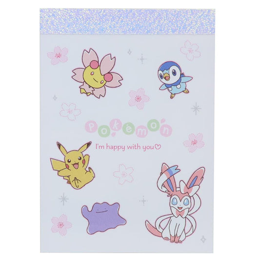 ポケットモンスター メモ帳 ミニメモ サクラチラシ ポケモン カミオジャパン 新学期準備文具 キャラクター グッズ メール便可 シネマコレクション